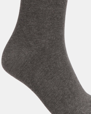Photo of Falke Pure Cotton Casual Socks Charcoal
