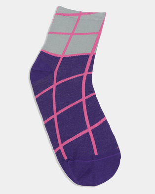 Photo of Hysteria Kaven Ankle Sock Purple