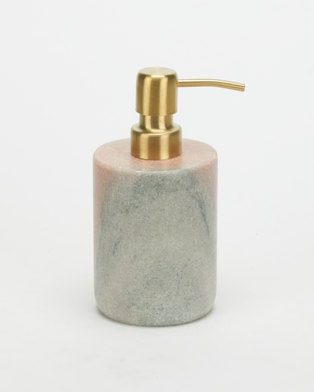 Photo of Linen House Marble Soap Dispenser Pink