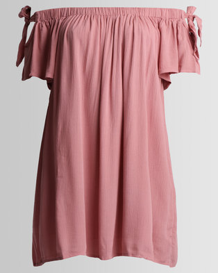 Photo of All About Eve Selma Off The Shoulder Dress Blush