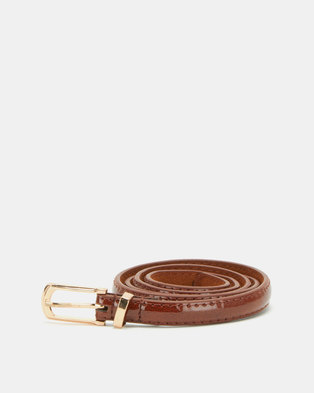 Photo of Lily Rose Lily & Rose Ladies 2 Pack Belt Brown/Red