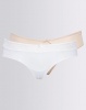Wonderbra 2 Pack Aztec Brazilian Brief White & Beige Photo