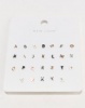 New Look Alphabet Stud Earrings Pack Multi Photo