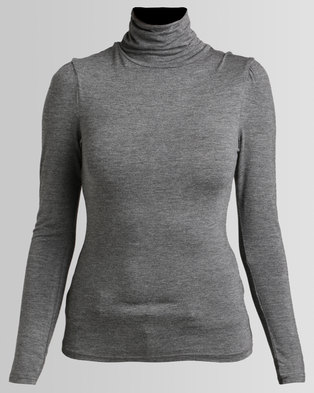 Photo of New Look Roll Neck Top Grey