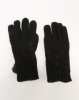 New Look Cable Faux Fur Pom Gloves Black Photo