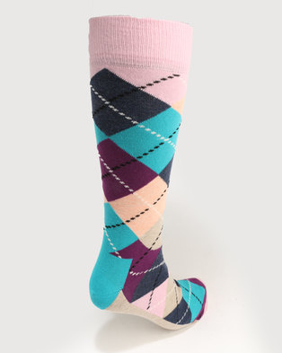 Photo of Happy Socks Argyle Socks Pink Multi