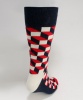 Happy Socks Filled Optic Socks Black/Red Photo