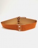 All Heart Faux Suede Waist Belt Tan Photo