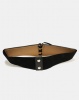 All Heart Faux Suede Waist Belt Black Photo