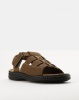 Bata Comfit Mens Slingback Sandals Brown Photo