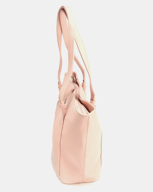 Photo of Pierre Cardin Barbara Tote Cotton Lining Bag Dusty Pink