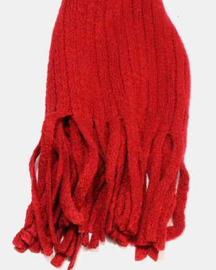 Photo of Joy Collectables Soft Chenille Scarf Burgundy