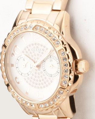 Photo of Guess Sassy Female Watch With Metal Strap Rose Gold