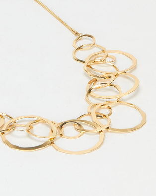 Photo of All Heart Multi Ring Necklace Gold