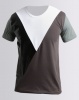 Utopia Colourblock Tee Olive Photo