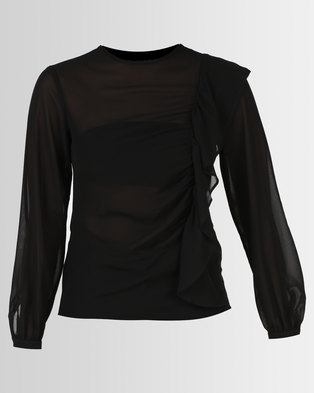 Photo of Paige Smith Frill Top Black