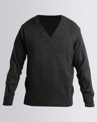 Photo of Highland Brook Classic V-Neck Jersey Charcoal