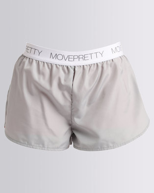 Photo of MOVEPRETTY The Peachy Running Shorts Grey