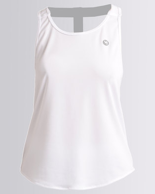 Photo of MOVEPRETTY Elastic Tank White