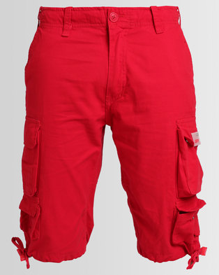 Photo of Cutty CMortar Multi Pocket Shorts Red