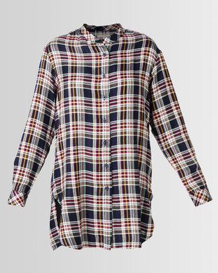 Photo of Holly Blue Check Overshirt Multi
