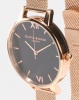 Olivia Burton Black Dial Mesh Watch Gold-tone Photo