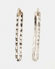 Lily Rose Lily & Rose Textured Rectangular Drop Earrings Gold-tone Photo