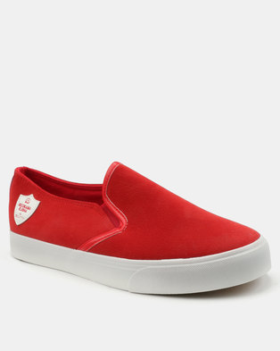 Photo of Cutty Mthandeni Cummp Slip On Sneakers Red