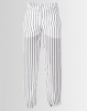 Utopia by Ereshaah Striped Pull On Pants Black/White Photo