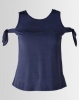 Utopia by Zandre Slinky Bardot Top Navy Photo