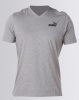 Puma Sportstyle Core Ess V Neck Tee Grey Photo