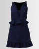 Utopia by Zandre Georgette Ruffle Dress Navy Photo