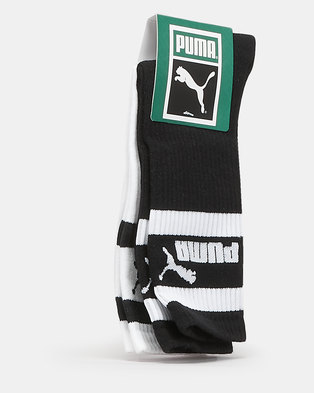 Photo of Puma Sportstyle Core Mens 2 Pack Brand Socks Black/White
