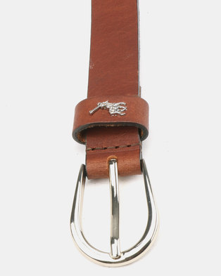 Photo of Polo Zoe Leather Belt Chestnut