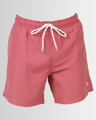 Photo of South Shore Graysen Microfiber Twill Swimshorts Red