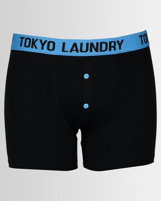 Photo of Tokyo Laundry 2pk Maldon Black Bodyshort Red/Blue