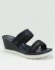 Bata Comfit Sport Wedges Mule Navy Photo