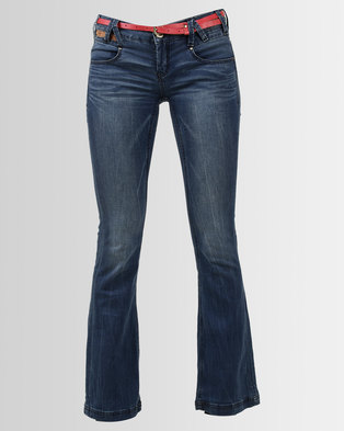 Photo of Only Rased Slim Flare Jeans Blue
