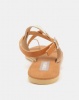 Utopia Leather Strappy Sandals Tan Gold Photo
