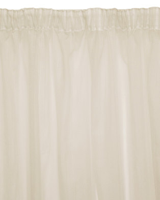 Photo of Sheraton Alex Sheer Unlined Curtain Beige