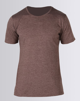 Photo of Fittees Clothing Fitted UL Poly Cotton Tee Cream Mocha