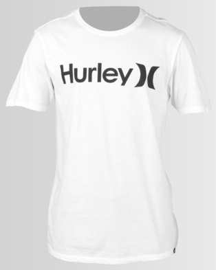 Photo of Hurley One & Only Short Sleeve Solid T-Shirt White/Black