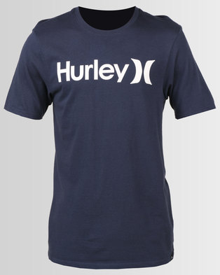 Photo of Hurley One & Only Short Sleeve Solid T-Shirt Obsidian/White