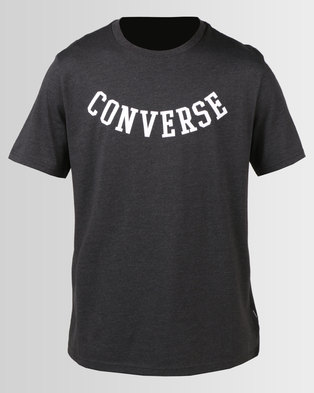 Photo of Converse Reverse Athletic Arch Tee Black Heather