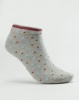 You I You & I Small Dots Ankle Socks Grey Photo