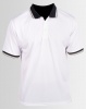 Utopia Colourblock Polo Tee White/Navy Photo