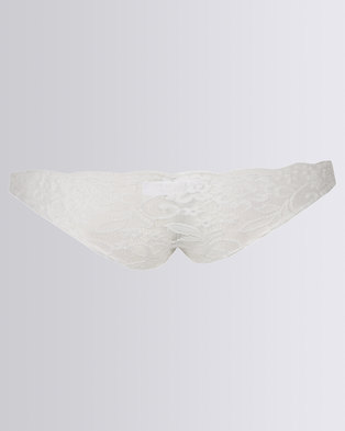 Photo of Royal T Lace Thong White