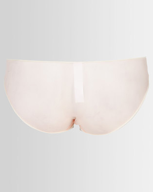 Photo of Royal T Mesh & Floral Embroidered Panty Pale Pink
