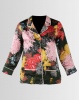 Brave Soul Printed Satin PJ Style Shirt Green Photo