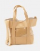 Joy Collectables Clear and PU Shopper Bag Camel Photo